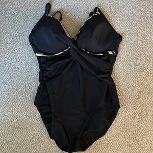 Fantisizer one piece surplus Black swimsuit.16
